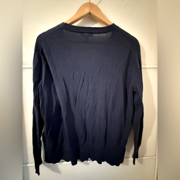 Preloved see Thru/ Sheer J. Crew Fine Cardigan Sweater Size S - Picture 6 of 11